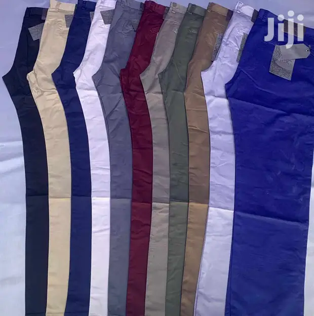 mens soft khaki trousers